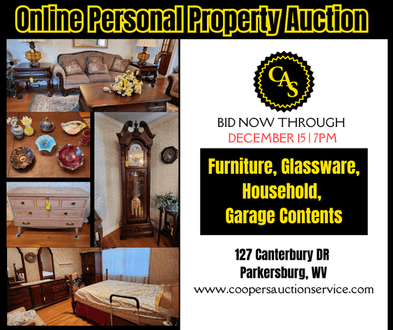 Image for ONLINE Personal Property Auction