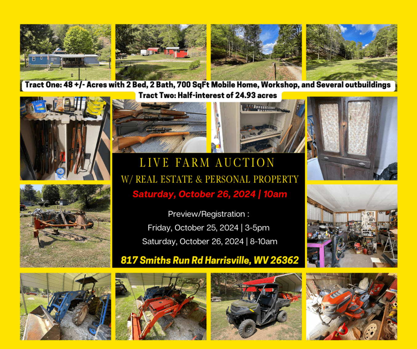 Image for LIVE FARM AUCTION w/ Real Estate & Personal Property