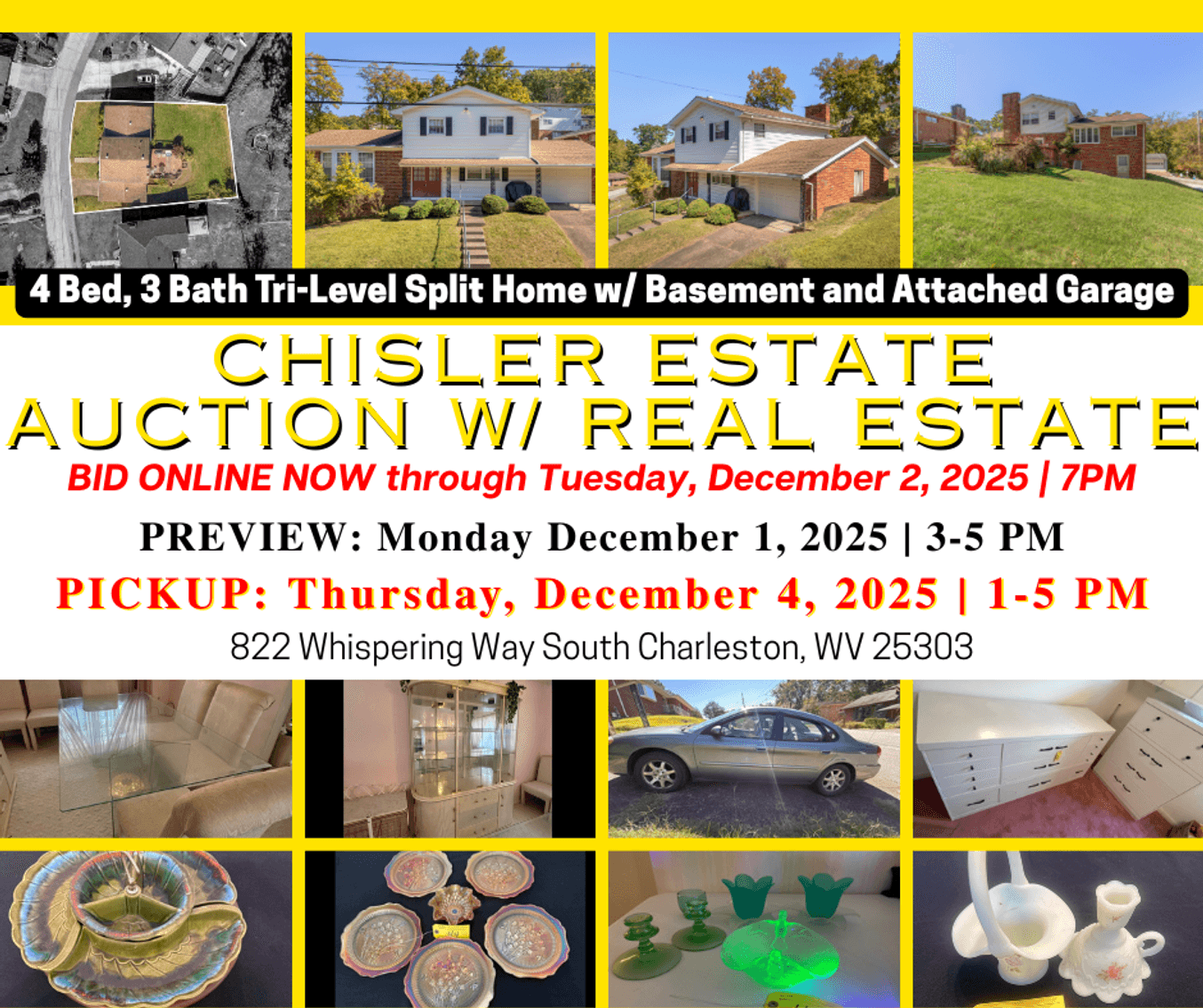 Image for Chisler Estate Auction w/ Real Estate