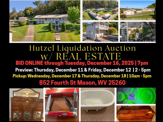 Image for Hutzel Liquidation Auction w/ Real Estate