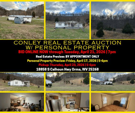 Image for Conley Real Estate Auction w/ Personal Property