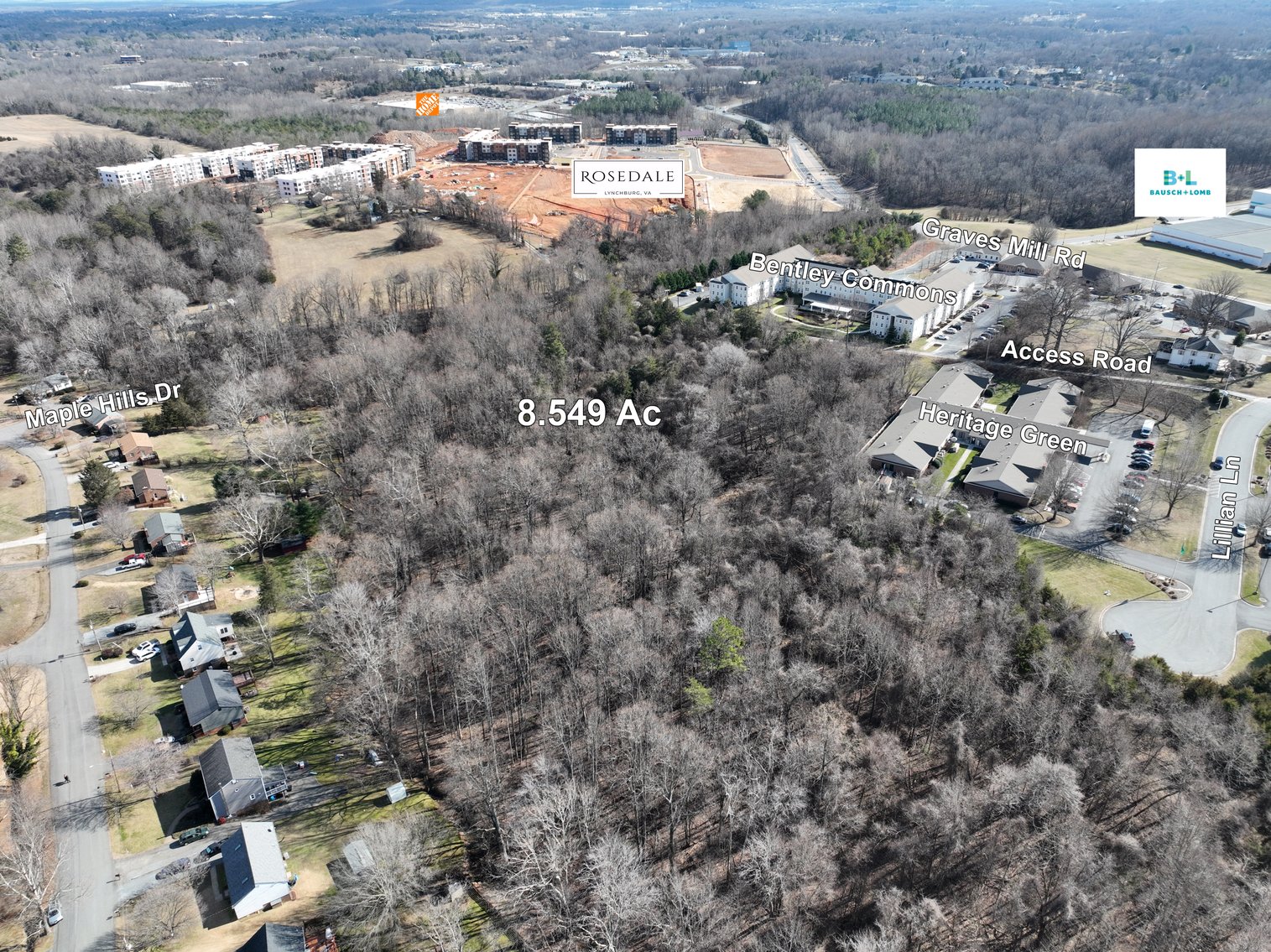 Image for 8.549 Acres Business/Residential off Graves Mill Rd
