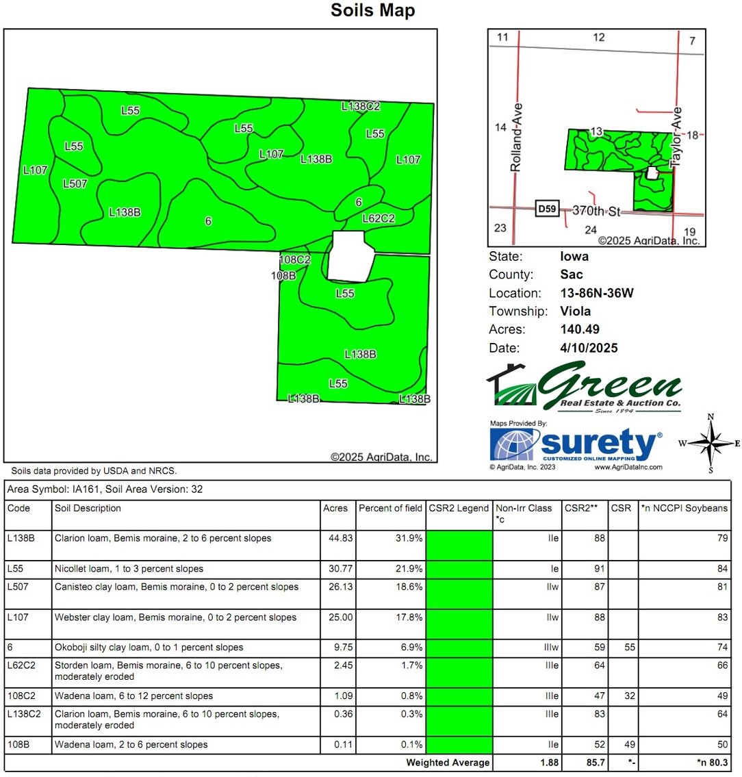 Image for Sac County, IA Farmland Auction!
