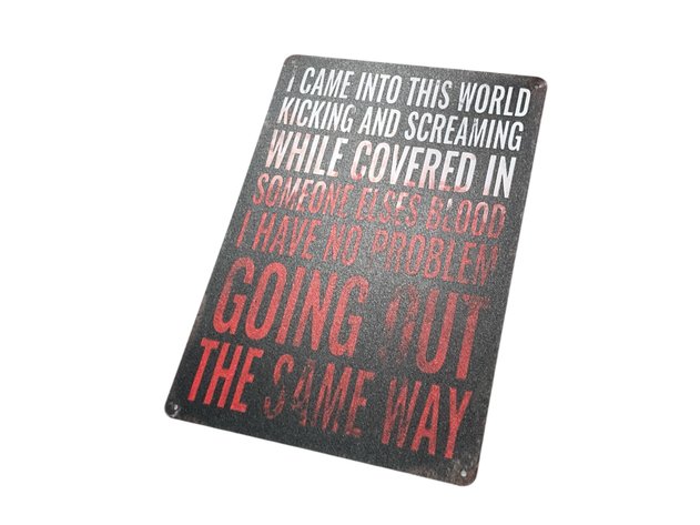 Image for Metal Sign Wall Décor