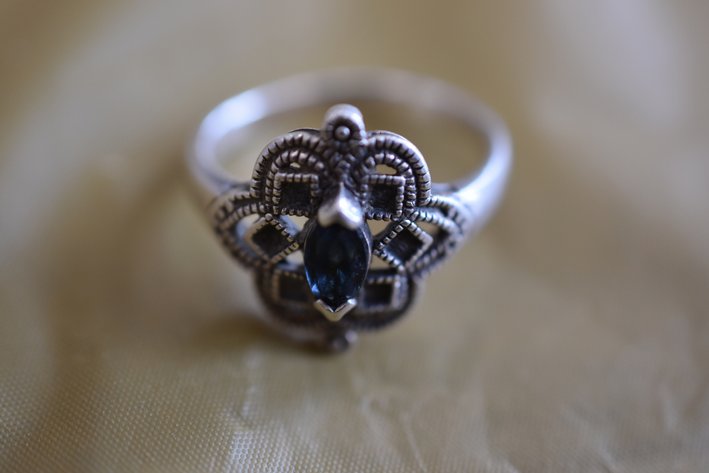 Image for Silver Art Deco Ring
