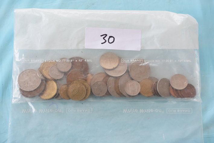 Image for Lot of Mostly Foreign Coins