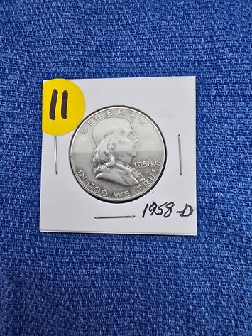 Image for 1958 D Franklin Half Dollar
