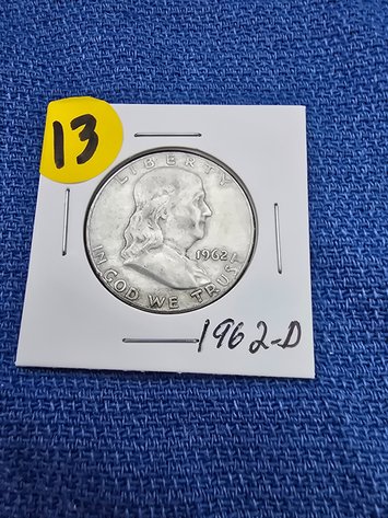 Image for 1962D Franklin Half Dollar