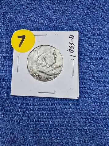 Image for 1953D Franklin half dollar