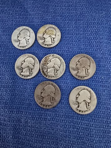 Image for 3-1944, 2-1945, 2- 1948 quarters