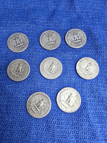 Image for 1-1950, 3-1952, 3-1954, 1-1955 quarters