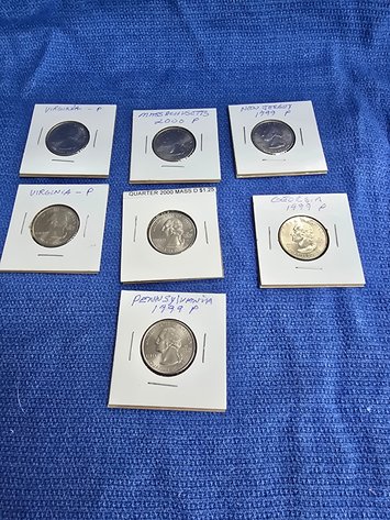 Image for New state quarters.P or D markings