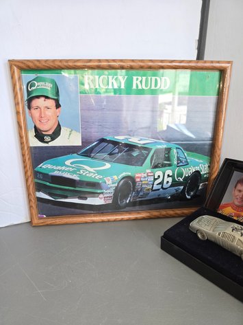 Image for Ricky Rudd collection.  Signed pewter collectible car