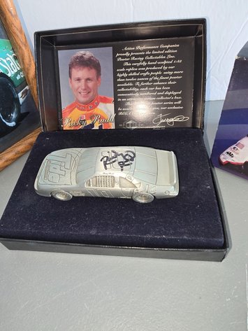 Image for Ricky Rudd collection.  Signed pewter collectible car