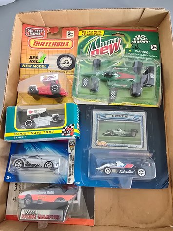 Image for Six, matchbox style cars