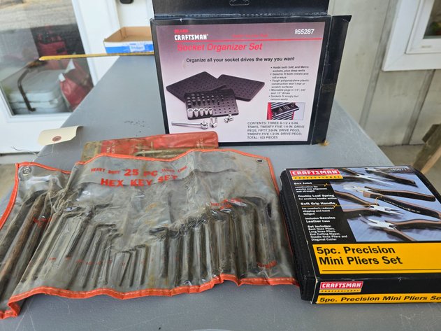 Image for Hex key set, pliers NIB, Socket organizer