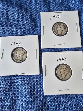 Image for 1944-45 Mercury Dimes