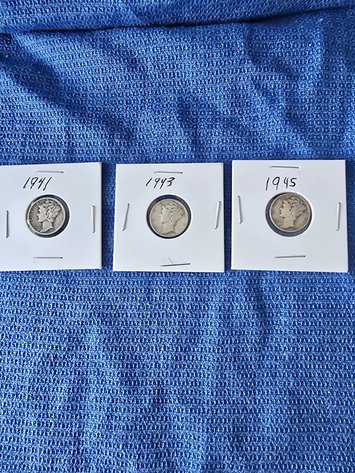 Image for 1941-43-45 Mercury Dimes