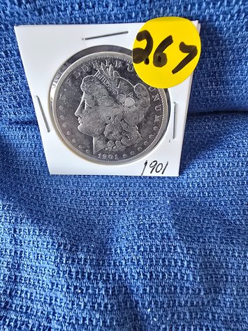 Image for 1901 Morgan silver dollar
