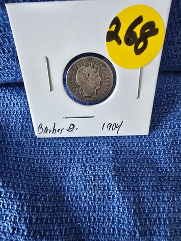 Image for 1904 Barber Dime