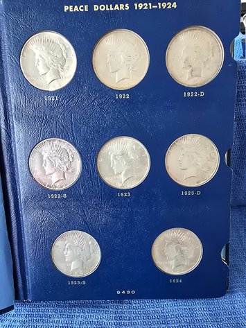Image for PEACE DOLLARS COLLECTION 1921-1935