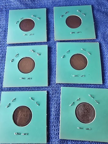 Image for Lincoln Head Cent 1909,1913,1917,1918,1919,1943-O