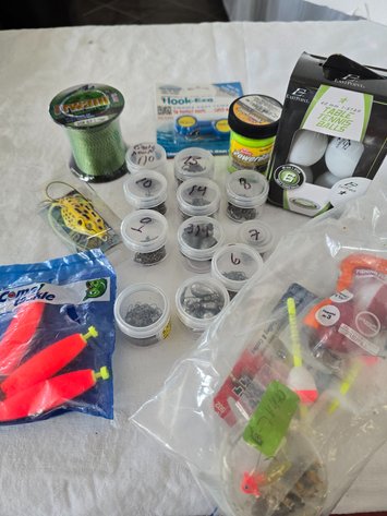 Image for Fishing hooks, sinkers and misc.