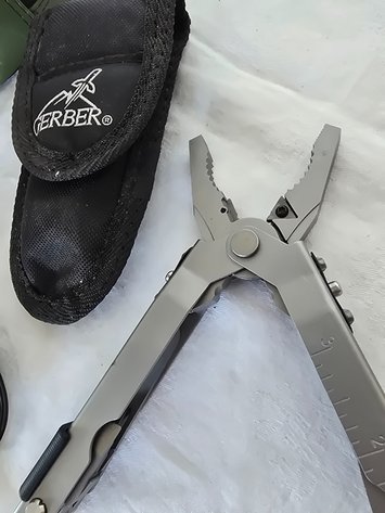 Image for Personal radio, fishing pliers, binoculars  with case