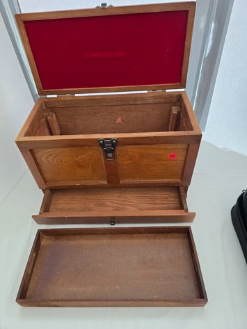 Image for Wooden storage box 16x8x10