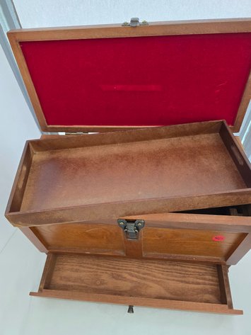 Image for Wooden storage box 16x8x10