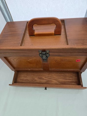 Image for Wooden storage box 16x8x10