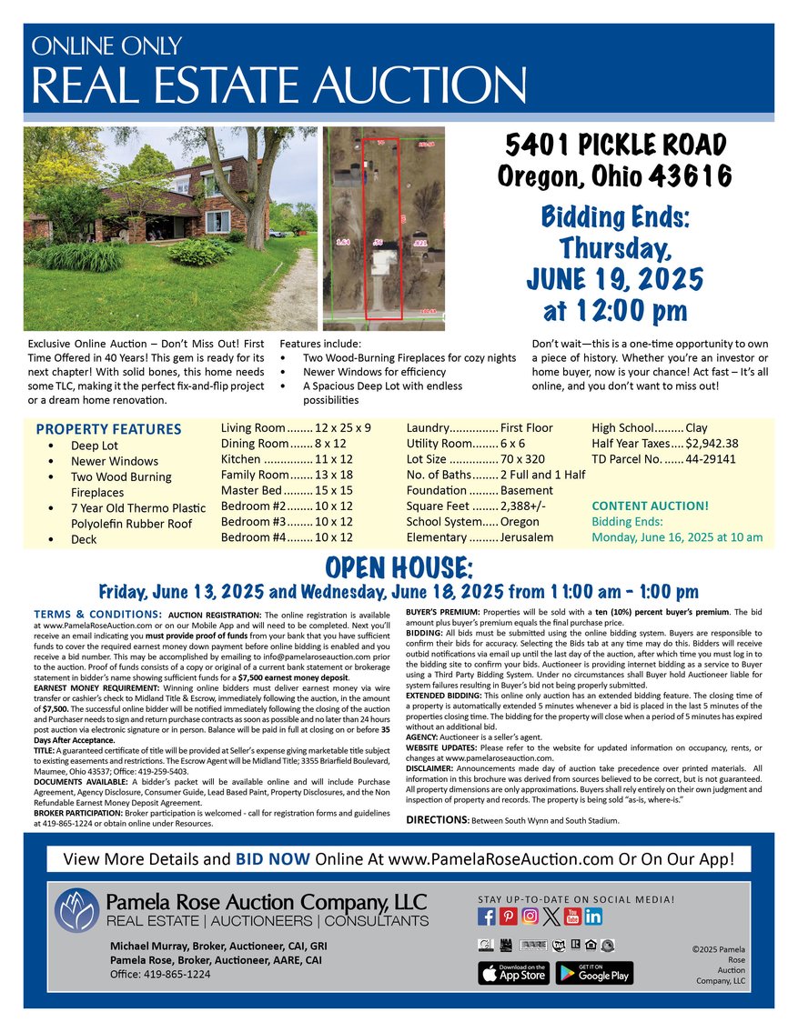 Image for 5401 Pickle Road, Oregon, Ohio 43616