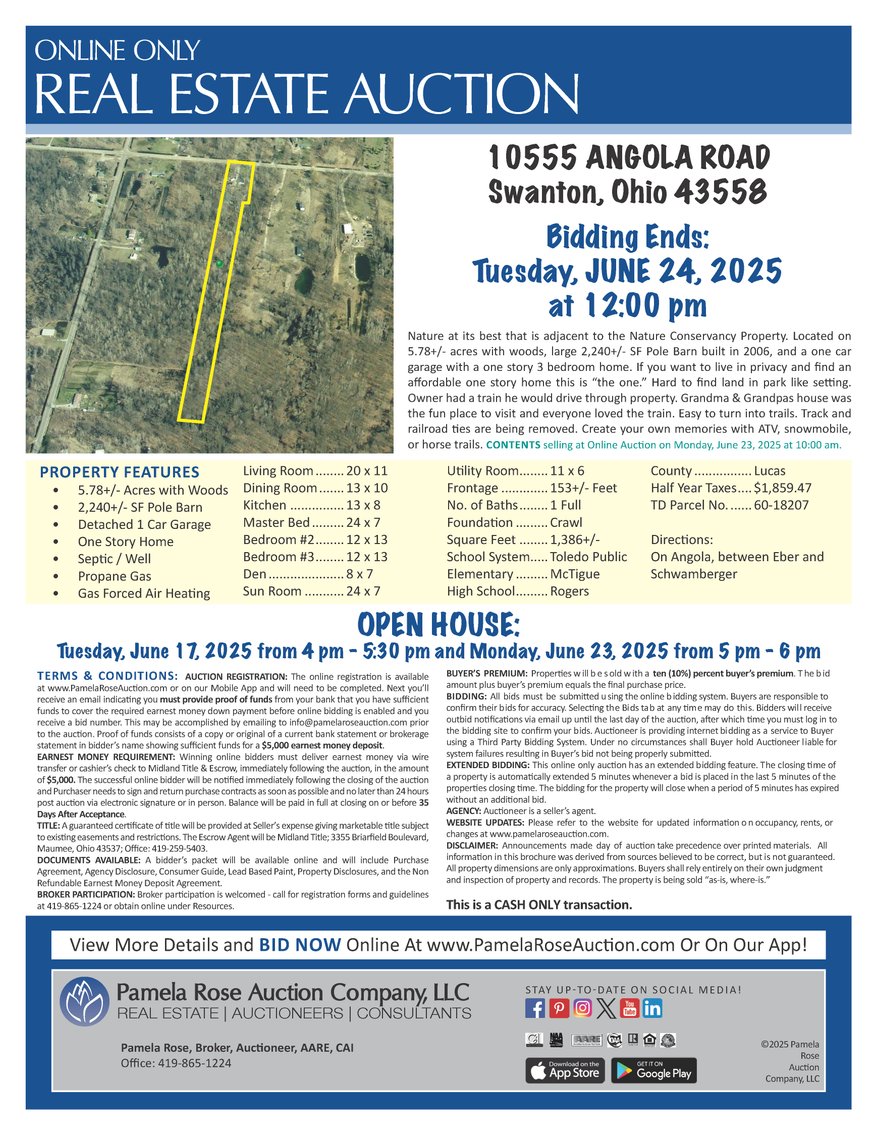 Image for 10555 Angola Road, Swanton, Ohio 43558