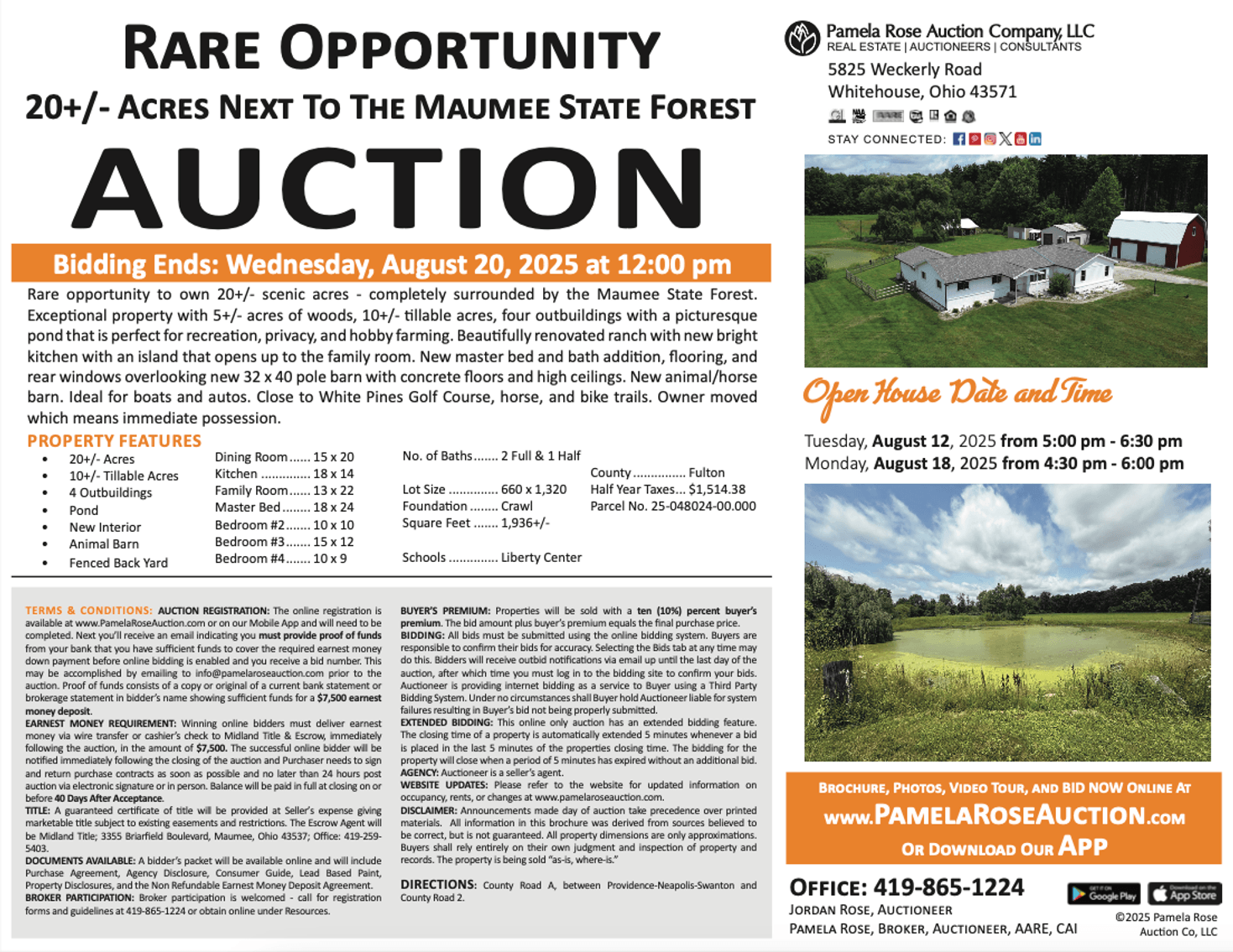 Image for 1526 County Road A, Liberty Center, OH 43532