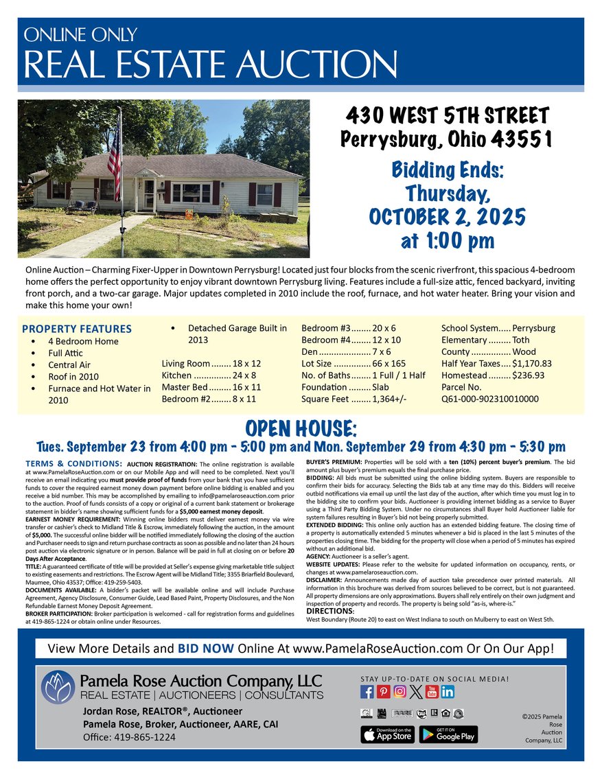 Image for 430 West 5th Street, Perrysburg, Ohio 43551