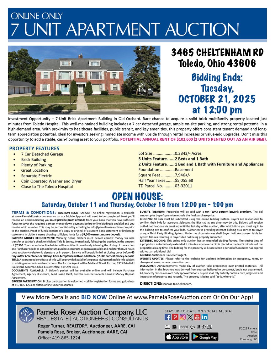 Image for 3465 Cheltenham Road, Toledo, Ohio 43606