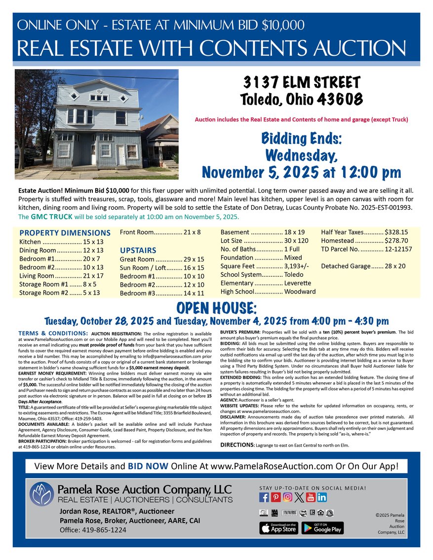 Image for 3137 Elm Street, Toledo, Ohio 43608