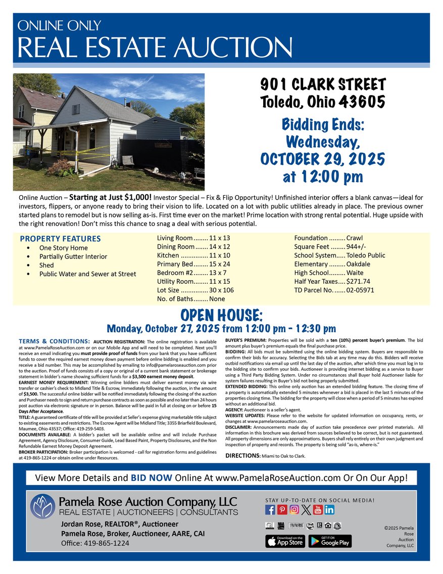 Image for 901 Clark Street, Toledo, Ohio 43605