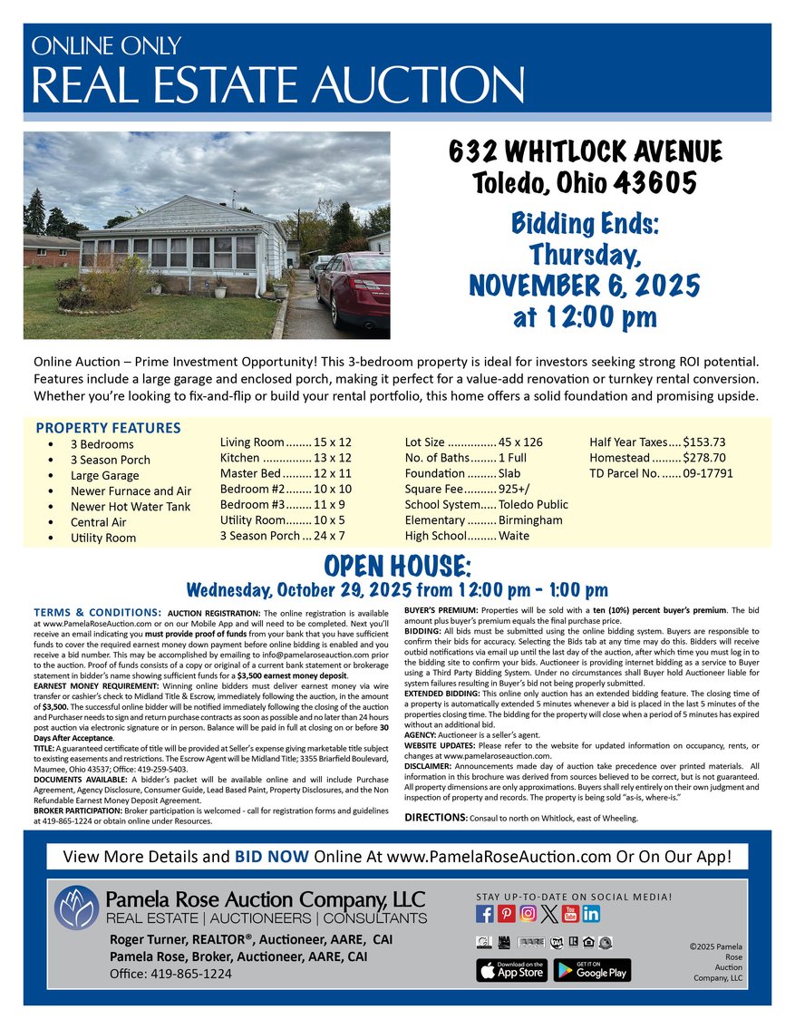 Image for 632 Whitlock Avenue, Toledo, Ohio 43605