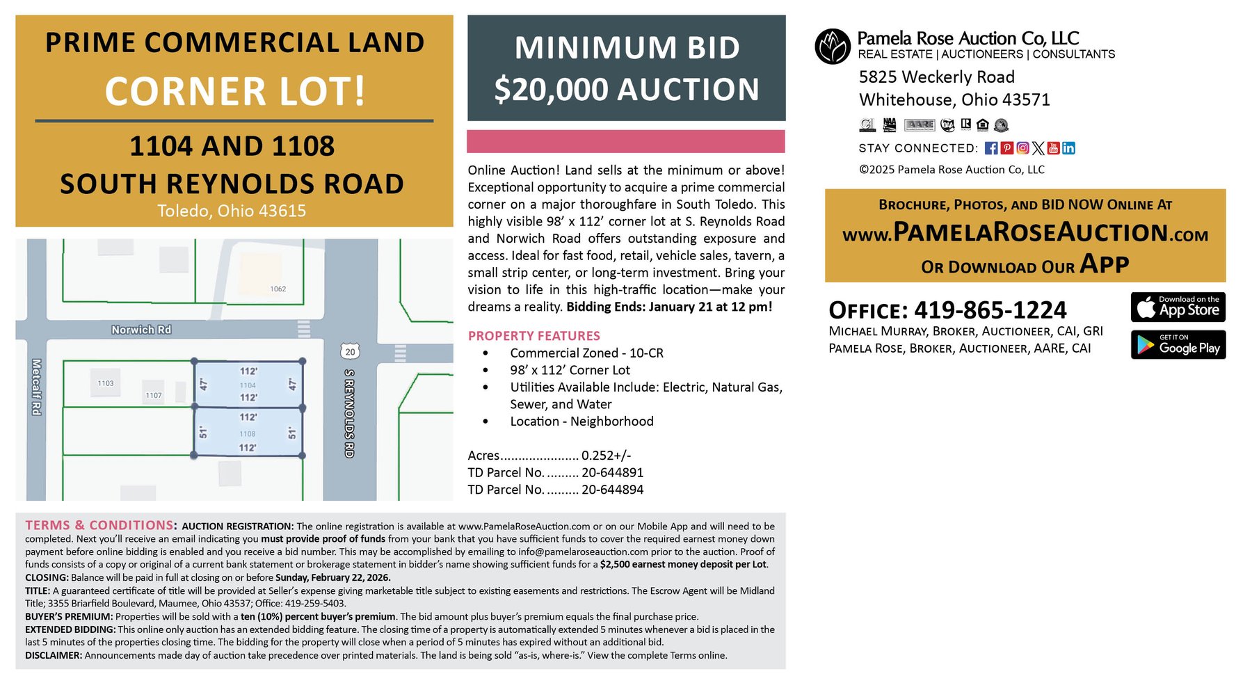 Image for 1104 and 1108 South Reynolds Road, Toledo, Ohio 43615