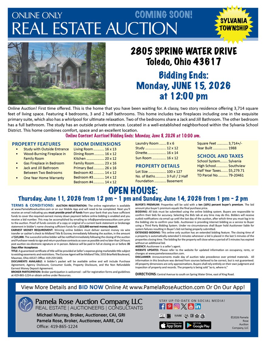 Image for 2805 Spring Water Drive, Toledo, Ohio 43617