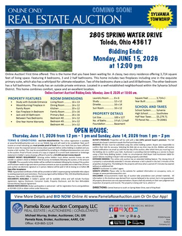 Image for 2805 Spring Water Drive, Toledo, Ohio 43617