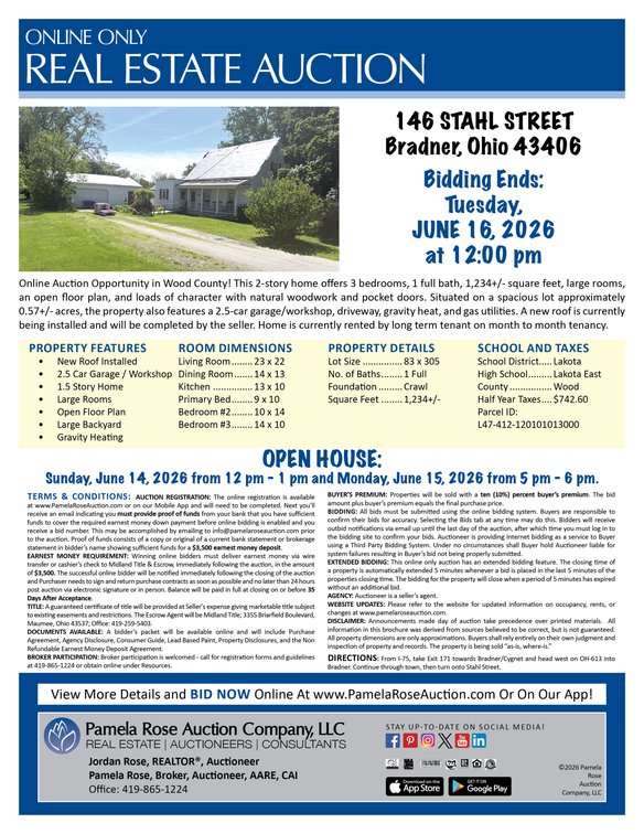 Image for 146 Stahl Street, Bradner, Ohio 43406