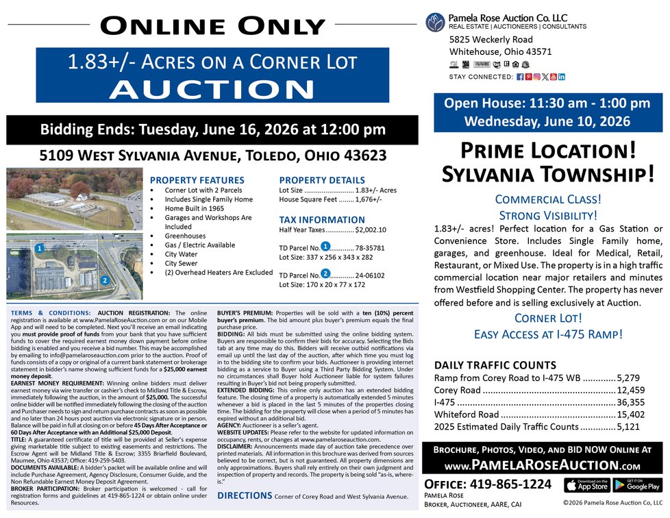 Image for 5109 West Sylvania Avenue, Toledo, Ohio 43623