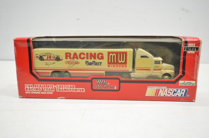 Image for (2) Nascar Racing Team Transporter Rigs, (2) Cars