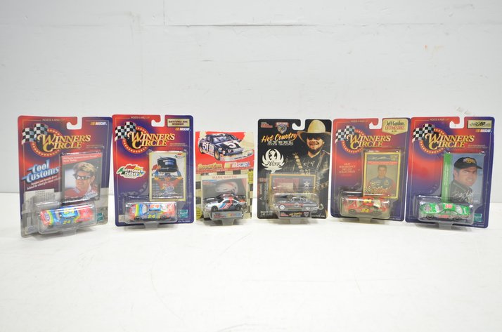 Image for (6) Nascar Racing Cars