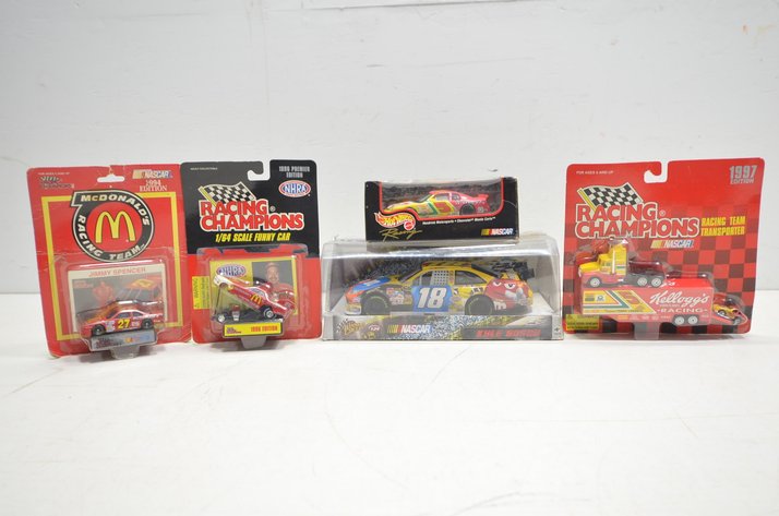 Image for (4) Nascar Racing Cars