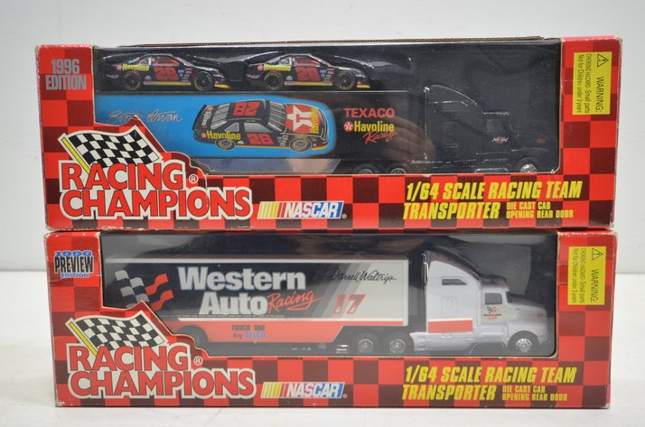 Image for (2) Nascar Racing Team Transporter Rigs