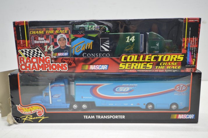 Image for (2) Nascar Racing Team Transporter Rigs