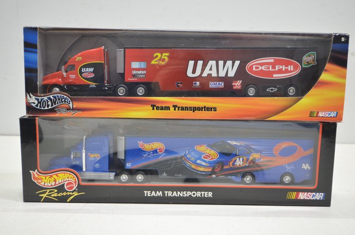 Image for (2) Nascar Racing Team Transporter Rigs